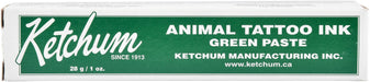 Ketchum Green Animal Tattoo Paste, 1 oz - Jeffers - Farm & Ranch Supplies > Identification & Ear Tags