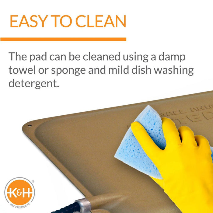 K&H Extreme Weather Kitty Pad – Outdoor Heated Cat Pad, Low - Wattage, Thermostatically Controlled, Energy - Efficient - Jeffers - Home Goods & Gifts > Seasonal Holiday Decor