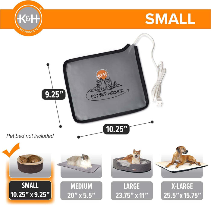 K&H Pet Bed Warmer – Indoor Heated Pad for Cats & Dogs, Thermostatically Controlled, Energy - Efficient, Safe for Arthritis & Comfort - Jeffers - Animal & Pet Supplies > Pet Heating Pads