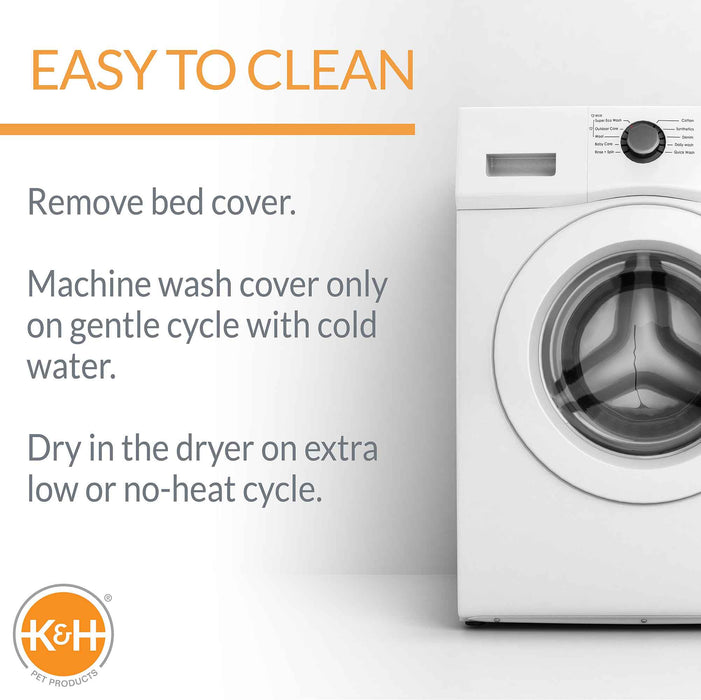 K&H Pet Products Deluxe Kitty Sill with Removable Bolster - PCFR - Tan - 14" X 24" - 6