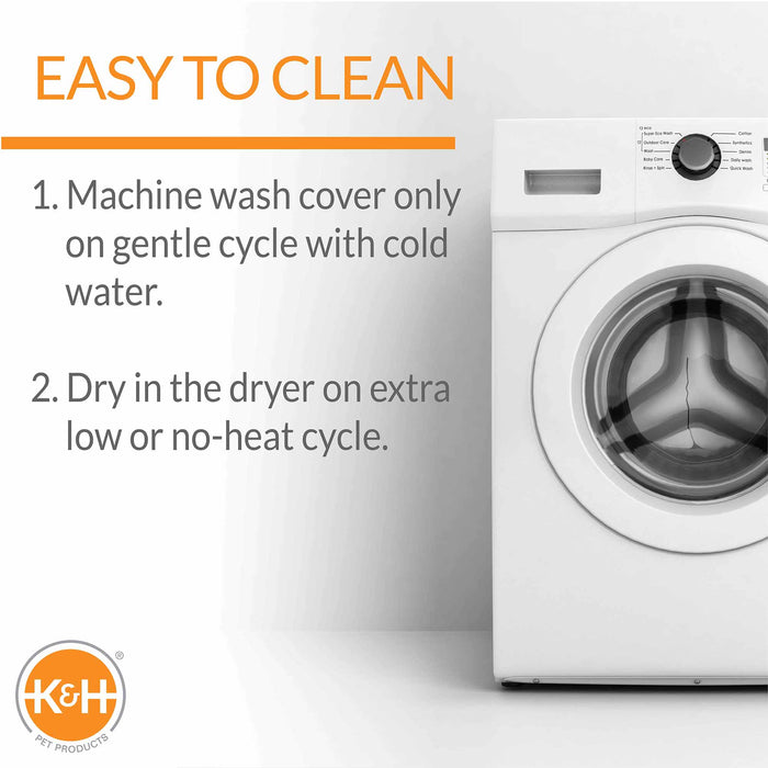 K&H Pet Products Elevated Cozy Cot - PCFU - Gray - Large - 4