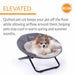 K&H Pet Products Elevated Cozy Cot - PCFW - Gray - Small - 11