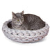 K&H Pet Products Knitted Pet Bed, 17" - PCG3 - Gray - 17" X 4" - 1