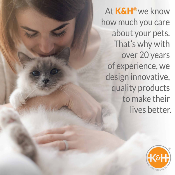 K&H Pet Products Knitted Pet Bed, 17" - PCG5 - Red - 17" X 4" - 17