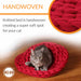 K&H Pet Products Knitted Pet Bed, 17" - PCG5 - Red - 17" X 4" - 16