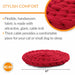 K&H Pet Products Knitted Pet Bed, 17" - PCG5 - Red - 17" X 4" - 15