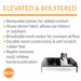K&H Pet Products Original Bolster Pet Cot Elevated Pet Bed - PCGB - Chocolate/Black - Large - 3