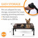K&H Pet Products Original Bolster Pet Cot Elevated Pet Bed - PCGC - Chocolate/Black - Medium - 14