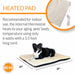 K&H Pet Products Ortho Thermo - Bed Heated Dog Bed, Fleece - PCGQ - White - XLarge - 9