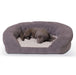 K&H Pet Products Orthopedic Bolster Sleeper Dog Bed, Gray, Medium, 30" - PCGM - Gray - Medium - 1