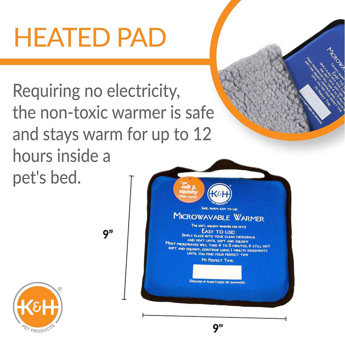 K&H Reusable Microwavable Pet Bed Warmer for Indoor & Outdoor Use with Dogs and Cats - Jeffers - Home Goods & Gifts > Seasonal Holiday Decor