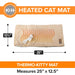 K&H Thermo - Kitty Heated Cat Bed – Energy - Efficient, MET Certified Indoor Cat Warming Mat - Jeffers - Home Goods & Gifts > Seasonal Holiday Decor