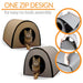 K&H Thermo Mod Heated Outdoor Cat House – Insulated, Waterproof Kitty Shelter for Feral & Outdoor Cats - Jeffers - Home Goods & Gifts > Seasonal Holiday Decor