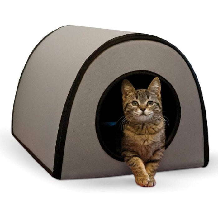 K&H Thermo Mod Heated Outdoor Cat House – Insulated, Waterproof Kitty Shelter for Feral & Outdoor Cats - Jeffers - Home Goods & Gifts > Seasonal Holiday Decor