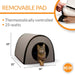K&H Thermo Mod Heated Outdoor Cat House – Insulated, Waterproof Kitty Shelter for Feral & Outdoor Cats - Jeffers - Home Goods & Gifts > Seasonal Holiday Decor