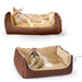 K&H Thermo - Pet Cuddle Cushion Heated Pet Bed – Indoor Heated Sofa - Style Bed for Cats & Small Dogs with Removable Cushion - Jeffers - Home Goods & Gifts > Seasonal Holiday Decor