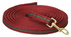 Kincade Padded Lunge Line, 26' L - KOPC - Burgundy/Hunter - 9