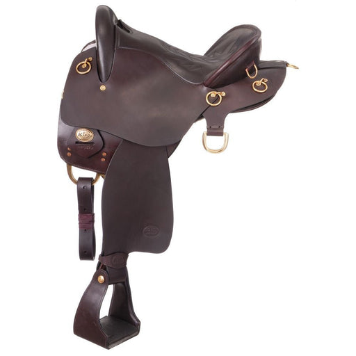 King Series Trekker Endurance Saddle, No Horn - JTI5M - Brown - 15" - 2