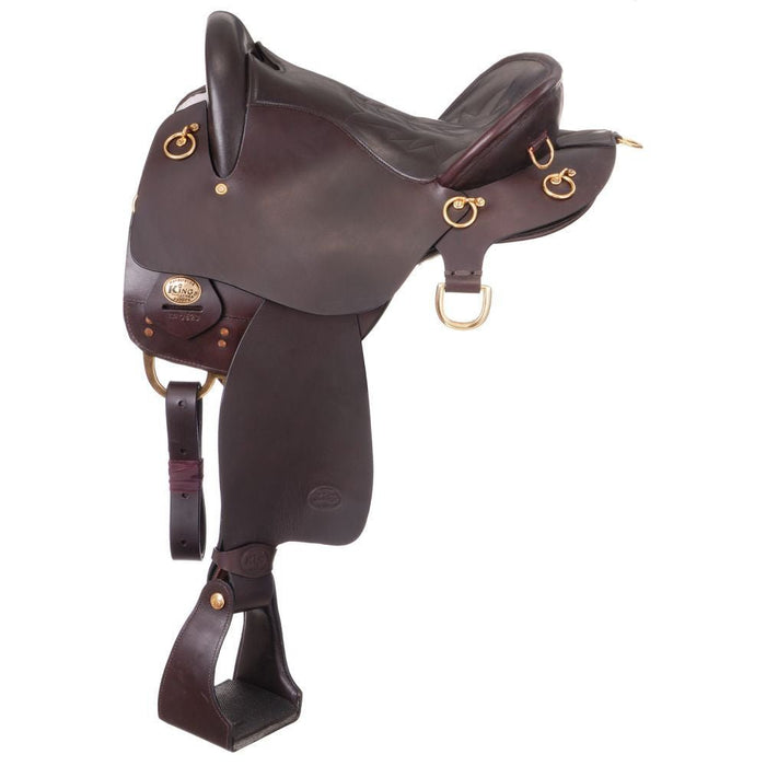 King Series Trekker Endurance Saddle, No Horn - JTI5M - Brown - 15" - 2