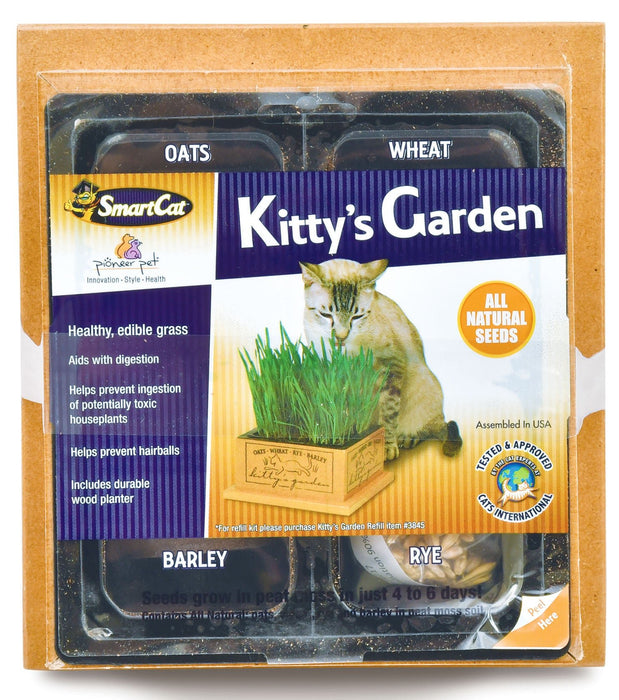 Kitty's Organic Garden Kit (& Refills) - Jeffers - Cat Supplies > Cat Treats