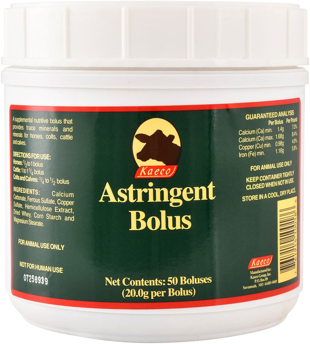 Astringent Bolus, 50 count -   