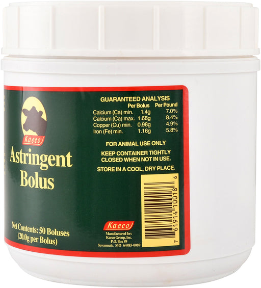 Astringent Bolus, 50 count -   