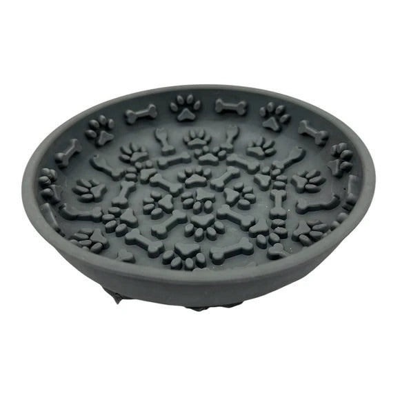 Silicone Dog Lick Bowl Slow Feeder with Suction Cups in Assorted Colors  