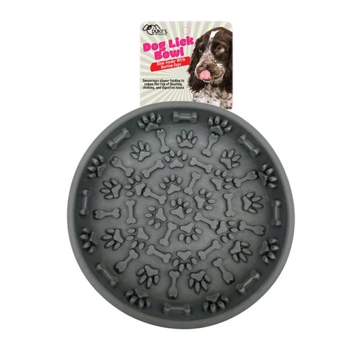 Silicone Dog Lick Bowl Slow Feeder with Suction Cups in Assorted Colors  