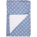Bone Dry Pet Grooming Microfiber Towel in Blue Printed Trellis Collection  