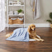 Bone Dry Pet Grooming Microfiber Towel in Blue Printed Trellis Collection  