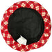 Barker & Meow 24 Luxury Pet Bed in Tartan Plaid Red Size 24"