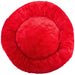 Barker & Meow 24 Luxury Pet Bed in Tartan Plaid Red Size 24"