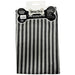 Bone Dry Pet Grooming Microfiber Towel in Black Stripe Embroidered Collection  