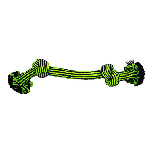 Knot - n - Chew, Small/Medium - H7VW - Green/Black - 2 Knot - 1