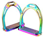 Weatherbeeta Korsteel Aluminum Stirrups, Pair - Rainbow  