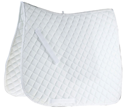 Roma Economy Dressage Saddle Pad, White -   