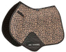 WeatherBeeta Prime Leopard Jump Shaped Saddle Pad - Brown Leopard  