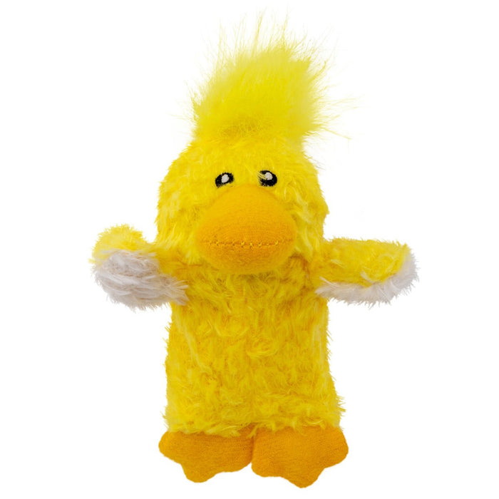 KONG Dr. Noyz X - Small Plush Dog Toys – Stuffing - Free, Soft Cuddle Toy with Removable and Extra Squeaker for Small Dogs - K9DQ - Duckie - XSmall - 1 ct - 1