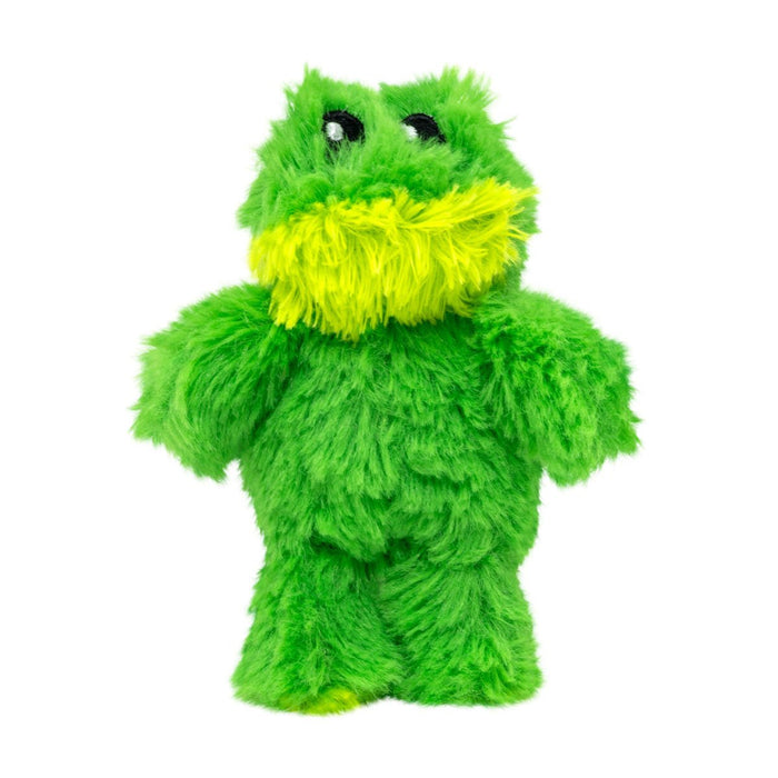 KONG Dr. Noyz X - Small Plush Dog Toys – Stuffing - Free, Soft Cuddle Toy with Removable and Extra Squeaker for Small Dogs - K9DR - Frog - XSmall - 1 ct - 9