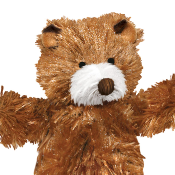 KONG Dr. Noyz X - Small Plush Dog Toys – Stuffing - Free, Soft Cuddle Toy with Removable and Extra Squeaker for Small Dogs - K9DS - Teddy Bear - XSmall - 1 ct - 18