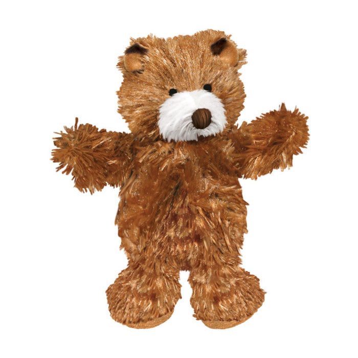 KONG Dr. Noyz X - Small Plush Dog Toys – Stuffing - Free, Soft Cuddle Toy with Removable and Extra Squeaker for Small Dogs - K9DS - Teddy Bear - XSmall - 1 ct - 17
