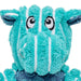 KONG Floppy Knots Plush Dog Toy with Internal Rope & Squeaker - K9AC8 - Teal Hippo - XSmall - 1 ct - 38