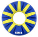 KONG Goodiez Ring, Blue/Yellow, Med - Jeffers - Dog Supplies > Dog Toys