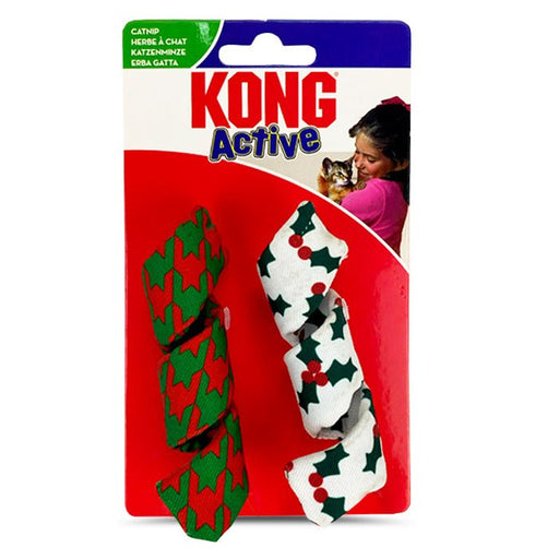 Kong Holiday Cat Active Curlz with Catnip, Assorted, 2 - pk - K9L5 - 2 pack - 2