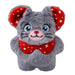 KONG Holiday Cat Snuzzles Mouse Plush Catnip Cat Toy, Assorted Colors - K9AA2 - Assorted - One Size - 1 ct - 9