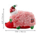 KONG Holiday Comfort HedgeHug Plush Squeaker & Crinkle Dog Toy - K9153 - Red - Medium - Each - 3