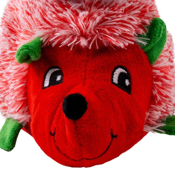 KONG Holiday Comfort Plus HedgeHug Dog Toy with Squeaker, Assorted Colors - K9AAM - Medium - Assorted - 1 ct - 7