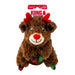 KONG Holiday Comfort Tykes Assorted Plush Dog Toys - Crinkles & Squeaks - K9AAN - Assorted Animals - Small - 4