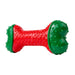 KONG Holiday CoreStrength™ Bone Chew Toy for Dogs - K9AAQ - Small/Medium - Red / Green - 1 ct - 4