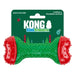 KONG Holiday CoreStrength Bone Dog Chew Toy - K9159 - Small/Medium - Green/Red - Each - 2